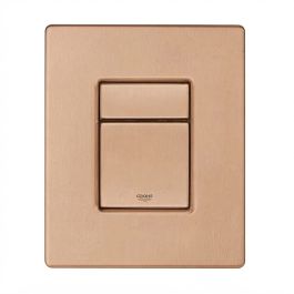 Plaque de commande GROHE - Warm Sunset brossé - Double touche - 156x197 mm