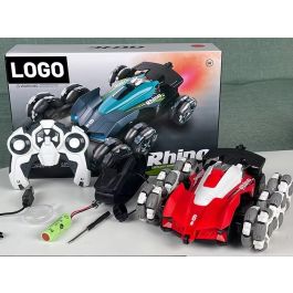 Voiture Télécommandée Stunt Drift Rhino - 4x4 Tout-Terrain avec Roues Mecanum