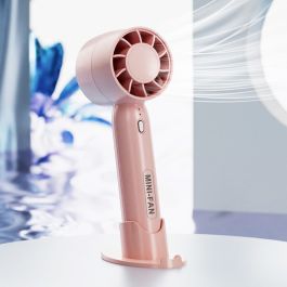 Ventilateur à Main Silencieux Et Compact - Rose