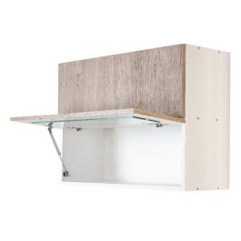 Elément de cuisine Haut basculant 80 ECO deux  portes basculantes avec FACADE 1P/1V 1839 - MY KIT