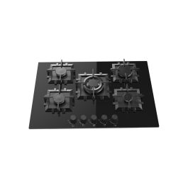 Plaque gaz Joker PYTAGORA 75 cm – 5 feux fonte noir FFD