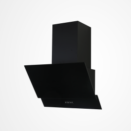 Hotte Aspirante SEG LD46 - Cheminée Inclinée - 60cm - Noir Glass