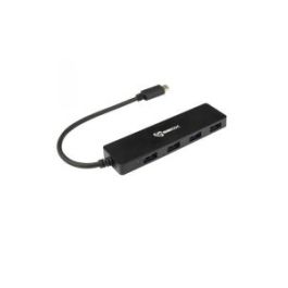 Hub SBOX H-404C 4 Ports TYPEC-USB 3.0 - Noir