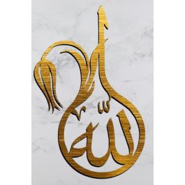 Décorations Murales en Bois – Style Doré