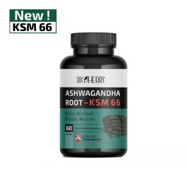 Bioherbs Ashwagandha KSM-66 60 Gélules - Stress & Vitalité
