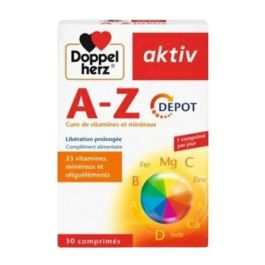 Aktiv A-Z Action Durable - 30 Comprimés | Vitalité & Énergie