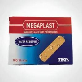 Boîte de 100 Pansements Adhésifs Megaplast 19x72mm - Premiers