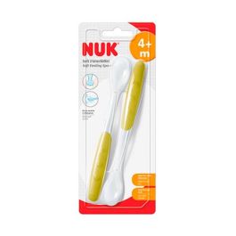 Nuk 2 Cuillères Moutarde 4M+ - Accessoire Repas Bébé