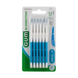 Brossettes Interdentaires Bi-Direction 0.9mm - Gum - Boîte de 6