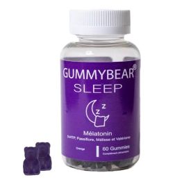 GUMMYBEAR Sleep Gummies Sommeil Complément Alimentaire 60 Gummies