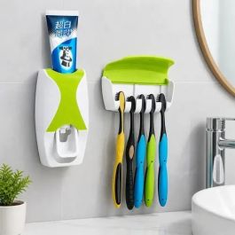Distributeur Automatique De Dentifrice Avec Support Brosse a Dents