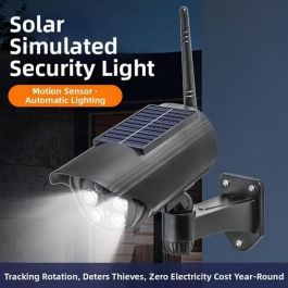 Lampe Solaire Intelligente en forme de camera avec Détecteur de Mouvement