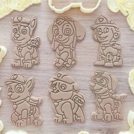 Coupe-Biscuits Paw Patrol - 6 Pièces