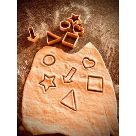 Emporte-pièce en formes géométriques (6 pièces)