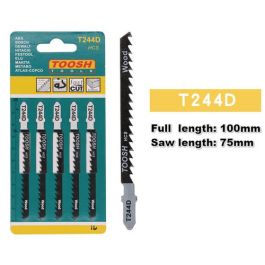 Lot de 5 Lames Scie Sauteuse de Bois - T244D