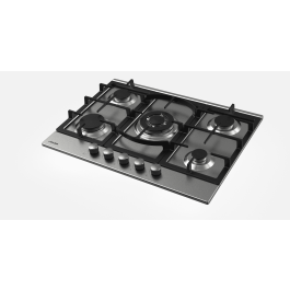 Plaque de cuisson Joker JP-705F – 5 foyers gaz inox 70 cm fonte FFD