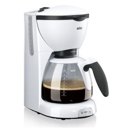 Cafetière Électrique BRAUN KF520/1 - Pure AromaDeluxe - 10 Tasses - 1100W - Blanc
