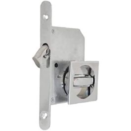 Kit 05 pt carre chrome poignee+serrue 7 - Forme
