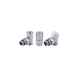 Kit chrome robinet radiateur thermostatique v1411 - Carlo Poletti
