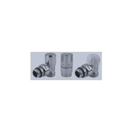 Kit robinet radiateur thermostatique satine v1411 - Carlo Poletti