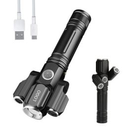 Torche Tactiques LED Zoomable - Rechargeable
