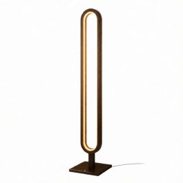 Lampadaire Ovale – 140 × 25 cm - Bois Massif