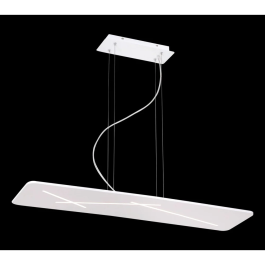 Suspension Linéaire LED 25W 3000K 2.5*9.5CM Blanc