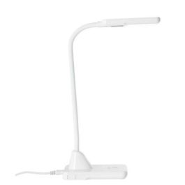 Lampe de bureau LED brillante Joscha blanc 5W 4000K blanc neutre avec interrupteur tactile