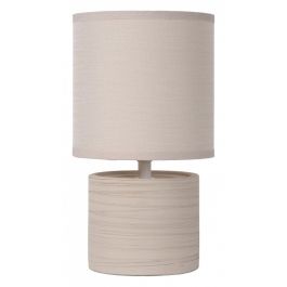 Lampe de table GREASBY Crème E14 max 40W - 230V - LUCIDE-Beige