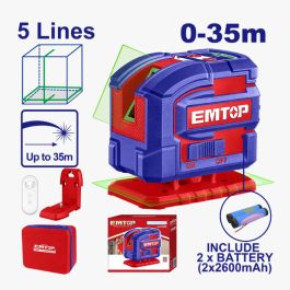 Laser De Ligne Autonivelant Emtop - ESLE306502 - 0 35M