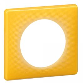 Plaque céliane - memories - 1 poste - today (jaune) - LEGRAND