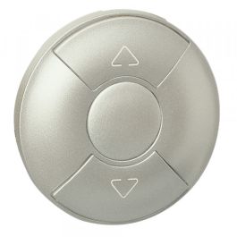 Enjoliveur titane céliane - interrupteur / poussoir / cde pour fenêtre de toit - LEGRAND