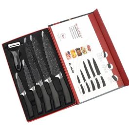 Lot De Couteaux NEW TECH - NTG0105- 5 pièces - Noir - Acier