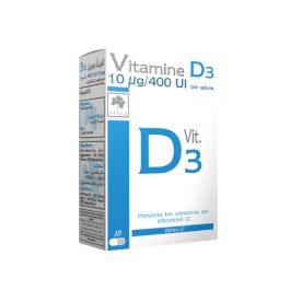 Complément Vitamine D3 - VITAL - 30 Gélules