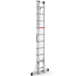 Echelle couliss alu a corde m1006 2*10mar=2*3.0m cag