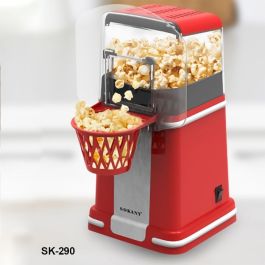 Machine à Popcorn Sokany Avec Technologie à air Chaud - 1200 W - 90 cm