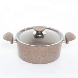 Marmite OMS TITOU - 3111-28 - Ø28 cm – Marron