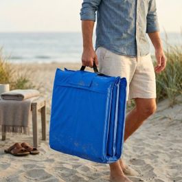 Matelas Portable Pliant 180×52×5 cm – Plage, Camping & Jardin - Bleu