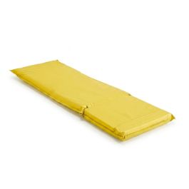 Matelas pliable avec support + tabouret - Jaune