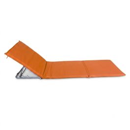 Matelas pliable portatif - 180x52x5 cm  - Orange