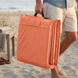 Matelas Portable Pliant 180×52×5 cm – Plage, Camping & Jardin - Orange