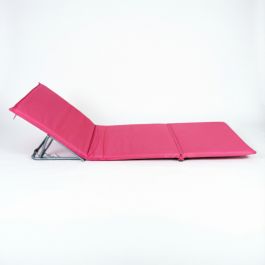 Matelas pliable portatif - 180x52x5 cm  - Rose