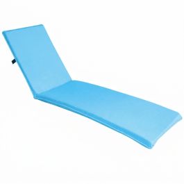 Matelas transat - 180x52x5 cm - Bleu ciel