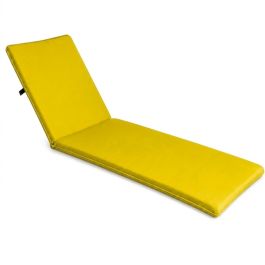 Matelas transat - 180x52x5 cm - Jaune