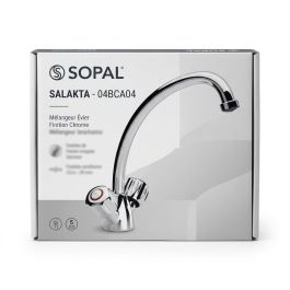 Mélangeur évier SOPAL Salakta - 04BCA04 - Chromé - Bec mobile