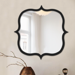 Miroir Kasabah Noir 50/50 cm - ARmin Home