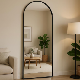 Miroir Noir 190/80 cm