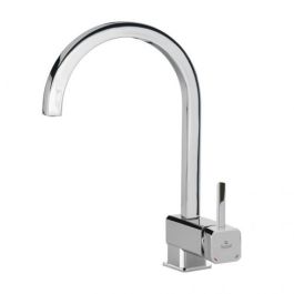 Mitigeur evier zarzis - forme carrée - bec rotatif à 360° finition chromée éclatante - SOPAL