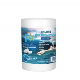 chlore Multifonctions en galets de 200g 1KG - Poolstar