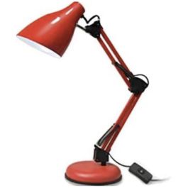 Lampe bureau - Architecte - Réglable - Moderne - Métal - Rouge